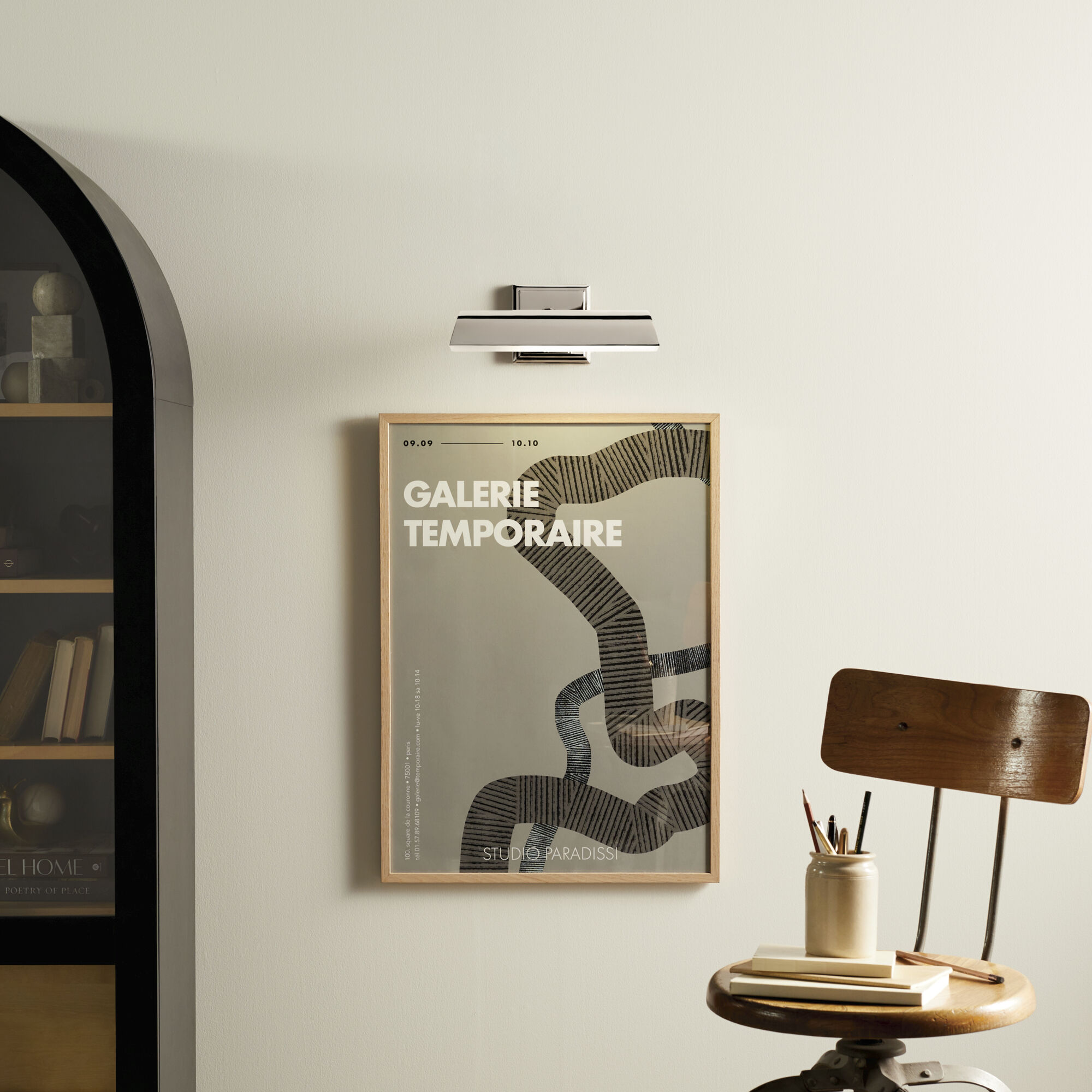 Carston 13 watt 12.25 inch Polished Nickel Picture Light Wall Light